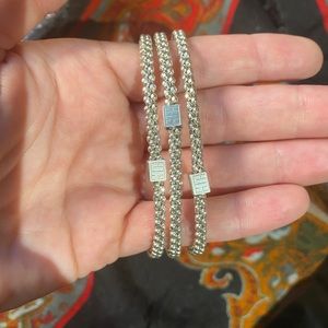 John Humphries (Mignon Faget) Sterling Bangles